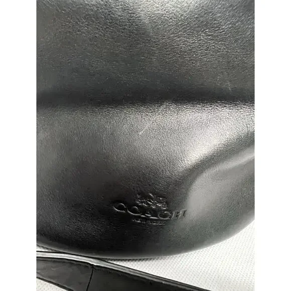 Coach 32282 Bleeker Soft Port Duffle Feed Bag Black Original Hangtag - Picture 2 of 10